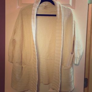 Light beige thick chunky sweater